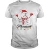 Christmas I Love Being A Meemaw Snowman T-Shirt
