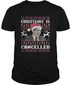 Christmas Is Cancelled Michael Scott shirt