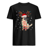 Christmas Lights Australian Shepherd Funny Dog Lovers Gift shirt