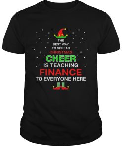 Christmas Pajamas For Finance Teacher shirt