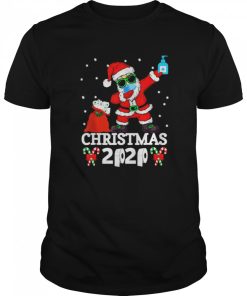 Christmas Quarantine 2020 Pajamas Xmas Dabbing shirt
