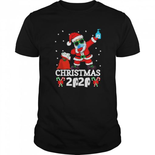 Christmas Quarantine 2020 Pajamas Xmas Dabbing shirt