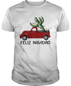 Christmas Red Truck Feliz Navidad shirt