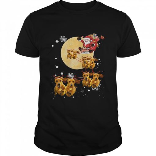 Christmas Reindeer Dachshund Dog shirt