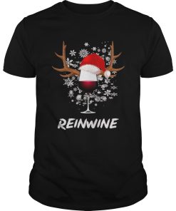 Christmas Reinwine Funny Wine Lover Gift T-Shirt