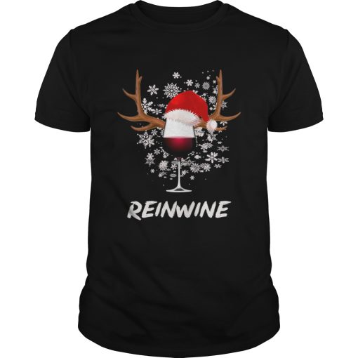 Christmas Reinwine Funny Wine Lover Gift T-Shirt