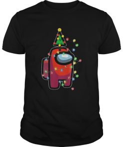 Christmas Santa Among Us Character Pine shirt
