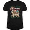Christmas Santa Sloth And Llama Christmas shirt