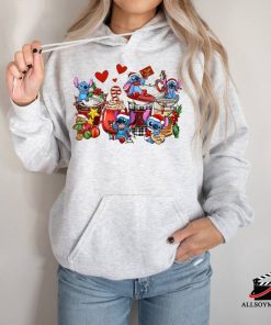 Christmas Stitch Hoodie, Stitch Coffee Hoode