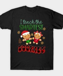 Christmas Teacher Gingerbread Cookies, Teacher Appreciation T-Shirt
