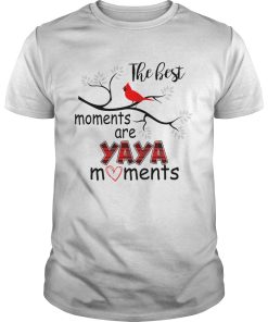 Christmas The Best Moments Are Yaya Moments T-Shirt