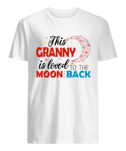 Christmas This Granny Is Loved To The Moon And Back T-Shirt