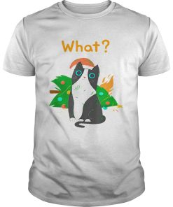 Christmas Tree Funny Cat Party shirt