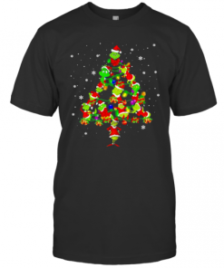 Christmas Tree Grinch Merry Xmas T-Shirt