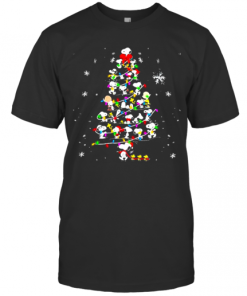 Christmas Tree Snoopy Peanuts Merry Xmas T-Shirt