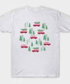 Christmas Tree Station Wagon Headed Home T-shirt