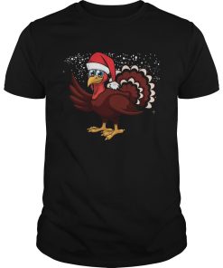 Christmas Turkey Santa Hat Shirt