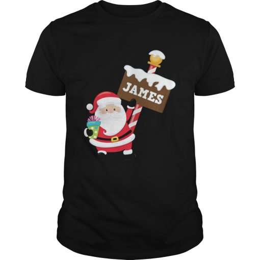 Christmas Xmas James shirt