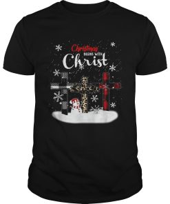 Christmas begins with Christ snowman shirt
