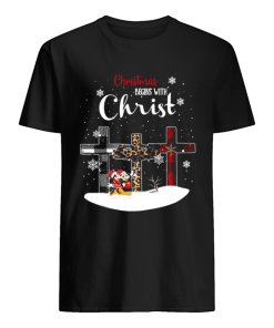 Christmas begins with christ cross Mickey Mouse shirt