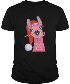 Christmas llama drama shirt
