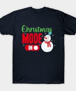 Christmas mode on Christmas shirt
