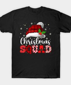 Christmas squad santa hat shirt