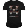Christmas teacher life 2020 reindeer wearing mask shirt