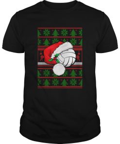 Claus Hat Volleyball Christmas Tee Gift shirt