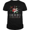 Colorful Santa Unicorn Ugly Christmas shirt