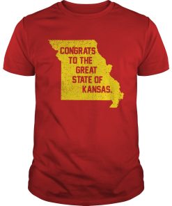 Congrats to the great State of Kansas shirt, hoodie, long sleeve