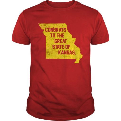 Congrats to the great State of Kansas shirt, hoodie, long sleeve