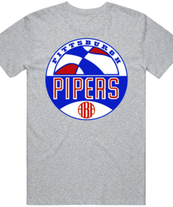 Cool ABA Pittsburgh Pipers Retro Basketball T Shirt Cool ABA Pittsburgh Pipers Retro Basketball T Shirt