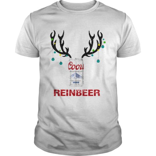 Coors Light Reinbeer Funny Beer Reindeer Christmas shirt