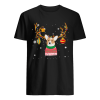 Corgi Reindeer Christmas Holiday Funny T-Shirt