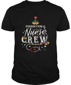 Correctional Nurse Crew Stethoscope Xmas shirt