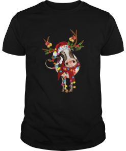 Cow Gorgeous Reindeer Light Christmas shirt