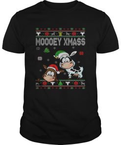 Cows Moooey Xmass Ugly Christmas shirt