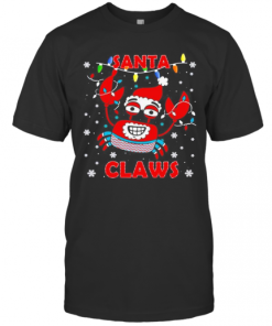 Crab Santa Claws Ugly Christmas T-Shirt