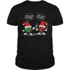 Crochet Santa combat she loves me Christmas shirt
