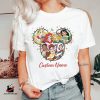 Custom Disney Princess Christmas Name Shirt, Happy Holidays Shirt