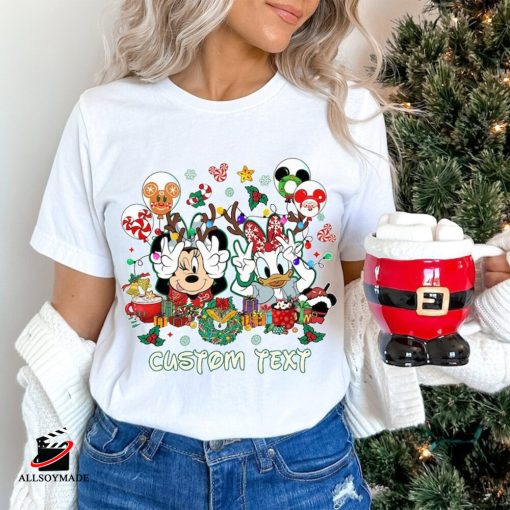 Custom Minnie Daisy Christmas Shirt, Disneyland Friends Shirt