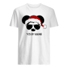 Custom Name Cool Mickey Santa Claus Christmas T-Shirt