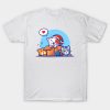 Cute Cats In Box Cartoon Vector Icon Illustration T-shirt