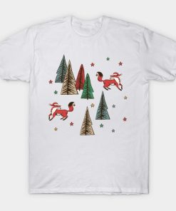 Cute Christmas Foxes T-shirt