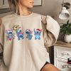 Cute Disney Santa Stitch Christmas Balloon Tee