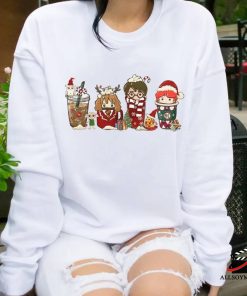 Cute Harry Potter Christmas Sweatshirt, Wizard Coffee Sweatshirt