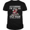 DJ Santa assuming I’m just an old man was your first mistake shirt
