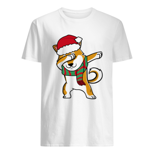 Dabbing Corgi Christmas Tee For Dog Lover shirt
