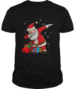 Dabbing Dancing Santa Christmas shirt